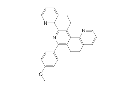 7,8,13,14-Tetrahydro-6-(4'-methoxyphenyl)quino[8,7-k]-[1,8]phenanthroline
