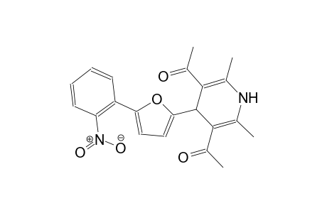 1,1'-(2,6-dimethyl-4-(5-(2-nitrophenyl)furan-2-yl)-1,4-dihydropyridine-3,5-diyl)diethanone