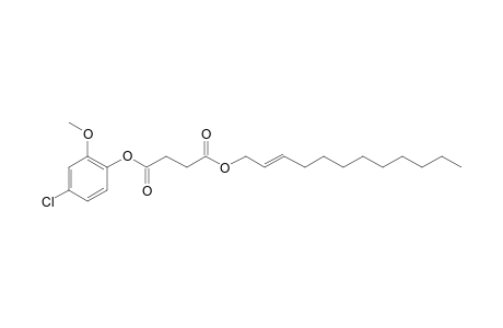 Succinic acid, dodec-2-en-1-yl 4-chloro-2-methoxyphenyl ester