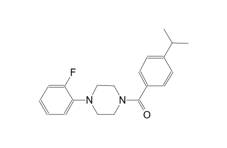 1-(2-fluorophenyl)-4-(4-isopropylbenzoyl)piperazine