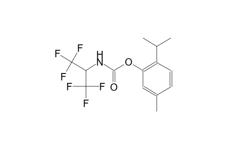 2-isopropyl-5-methylphenyl 2,2,2-trifluoro-1-(trifluoromethyl)ethylcarbamate