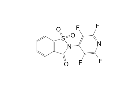 2-(2,3,5,6-Tetrafluoro-4-pyridinyl)-1,2-benzisothiazol-3(2H)-one 1,1-dioxide