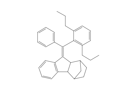 E-9-{1-(2,6-Di-n-propylphenyl)-1-phenylmethylene}-1,2,3,4,4a,9a-hexahydro-1,4-methano-1H-fluorene