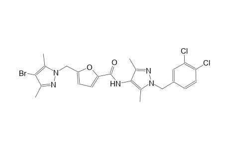 5-[(4-bromo-3,5-dimethyl-1H-pyrazol-1-yl)methyl]-N-[1-(3,4-dichlorobenzyl)-3,5-dimethyl-1H-pyrazol-4-yl]-2-furamide