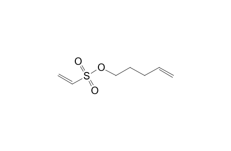 Pent-4-enyl Ethenesulfonate