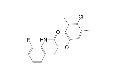 2-(4-chloro-3,5-dimethylphenoxy)-N-(2-fluorophenyl)propanamide