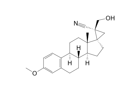 17,21-Cyclo-19-norpregna-1,3,5(10)-triene-20-carbonitrile, 20-(hydroxymethyl)-3-methoxy-, (20S)-
