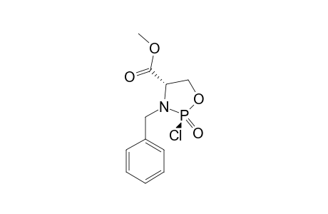 METHYL-(2R,4S)-2-CHLORO-2-OXO-3-BENZYL-1,3,2-OXAZAPHOSPHOLIDINE-4-CARBOXYLATE