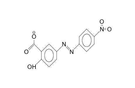 5-(4-Nitro-phenylazo)-salicylate anion