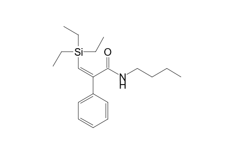 Z-N-Butyl-2-phenyl-3-triethylsilylacrylamide