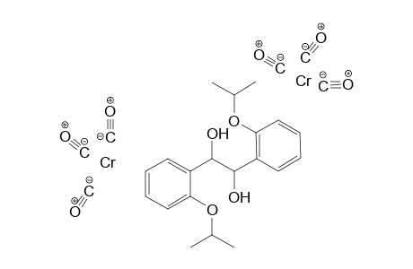 1,2-Bis[tricarbonyl(o-isopropyloxybenzyl)chromium]-1,2-dihydroxyethane complex