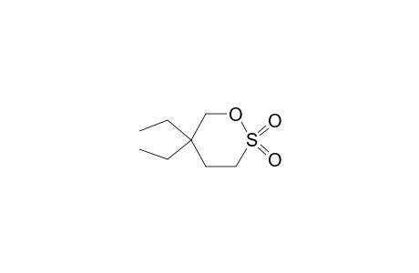 5,5-Diethyl-1,2-oxathiane 2,2-dioxide