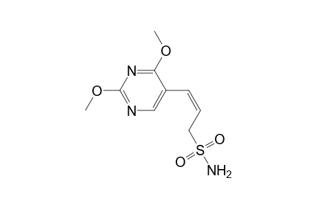 3-(2,4-Dimethoxy-5-pyrimidinyl)-2-propene-1-sulfonamide