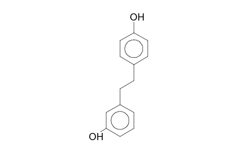 1-(4-Hydroxyphenyl)-2-(3-hydroxyphenyl)ethane