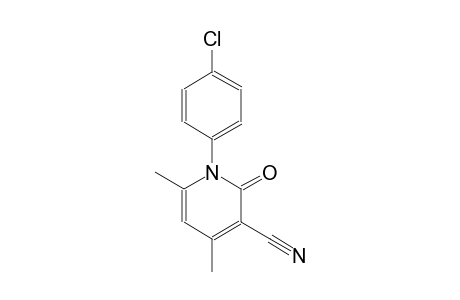 1-(4-chlorophenyl)-4,6-dimethyl-2-oxo-1,2-dihydro-3-pyridinecarbonitrile