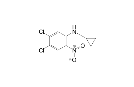 Benzenamine, 4,5-dichloro-N-cyclopropyl-2-nitro-