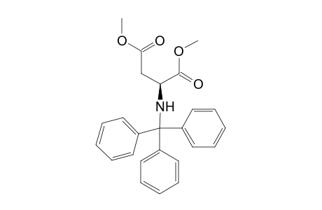 Dimethyl (2S)-2-(tritylamino)butandioate