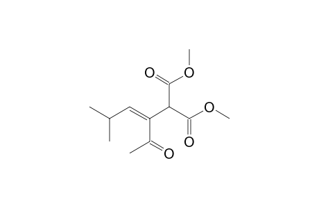 1,1-Bis(methoxycarbonyl)-2-acetyl-4-methylpent-2-ene