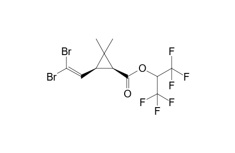 [2,2,2-trifluoro-1-(trifluoromethyl)ethyl] (1S,3S)-3-(2,2-dibromovinyl)-2,2-dimethyl-cyclopropanecarboxylate