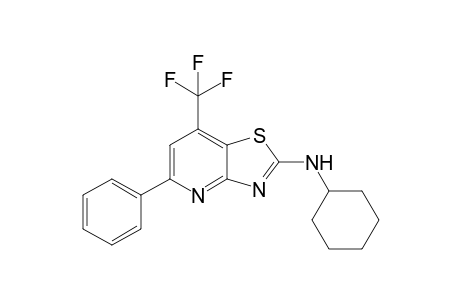 N-Cyclohexyl-5-phenyl-7-(trifluoromethyl)thiazolo[4,5-b]pyridin-2-amine