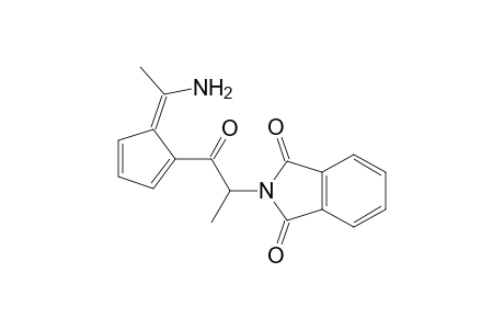 2-[1-[(5Z)-5-(1-aminoethylidene)-1-cyclopenta-1,3-dienyl]-1-oxopropan-2-yl]isoindole-1,3-dione