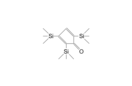 2,3,5-Tris(trimethylsilyl)-cyclopenta-2,4-dien-1-one