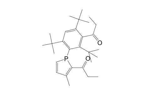 1-[2,4,6-tritert-butyl-3-(3-methyl-2-propanoyl-phosphol-1-yl)phenyl]propan-1-one