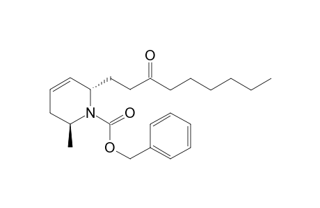(2S,6RS)-2-Methyl-6-(3-oxo-nonyl)-3,6-dihydro-2H-pyridine-1-carboxylic acid benzyl ester
