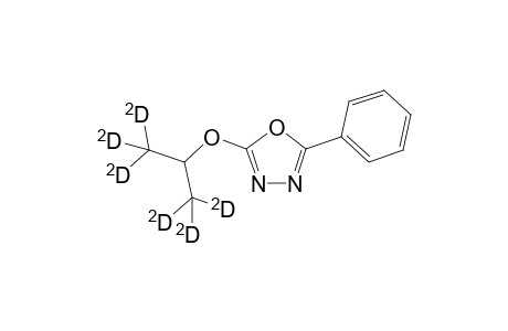 2-Phenyl-5-(1'1',1',3',3',3'-D6-2'-propoxy)-1,3,4-oxadiazole
