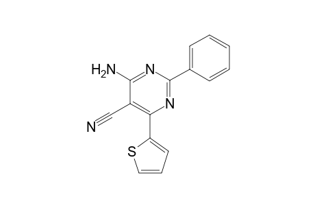4-Amino-2-phenyl-6-(2-thienyl)-5-pyrimidinecarbonitrile
