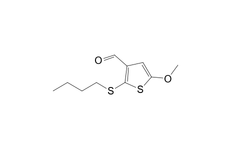 5-Methoxy-2-(butylthio)-3-formyl-thiophene