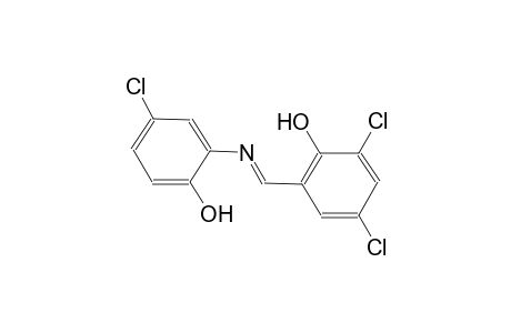 2,4-Dichloro-6-((E)-[(5-chloro-2-hydroxyphenyl)imino]methyl)phenol