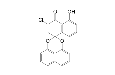 (S)-3-Chloro-5-hydroxy-spiro[naphthalene-1(4H),2'H-naphtho[1,8-de]-(1,3)-dioxin]-4-one