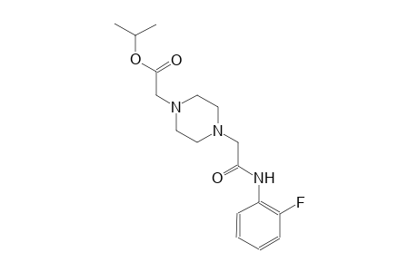 1-piperazineacetic acid, 4-[2-[(2-fluorophenyl)amino]-2-oxoethyl]-, 1-methylethyl ester