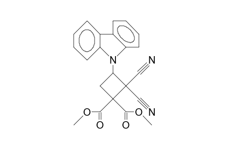 1-(Carbazol-9-yl)-2,2-dicyano-cyclobutane-3,3-dicarboxylic acid, dimethyl ester