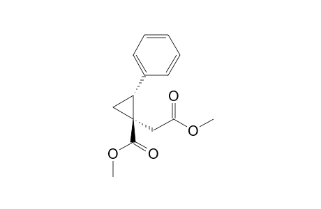 (R*,R*)-Methyl 2-phenyl-1-methoxycarbonylmethylcyclopropane-1-carboxylate