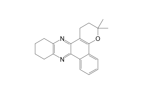 3,3-Dimethyl-2,3,10,11,12,13-hexahydro-1H-benzo[a]pyrano[2,3-c]phenazine