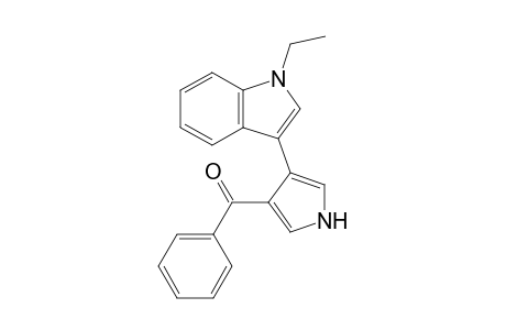 3-Benzoyl-4-(N-ethylindol-3'-yl)pyrrole
