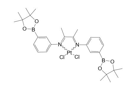 [1,4-BIS-[3-(4,4,5,5-TETRAMETHYL-1,3,2-DIOXABOROLAN-2-YL)-PHENYL]-2,3-DIMETHYL-1,4-DIAZA-1,3-BUTADIENE]-DICHLOROPLATINUM-(II)