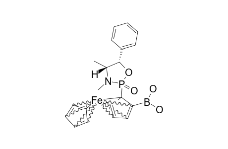 [ALPHA-(R(FC))-((2-R,4-S,5-R)-3,4-DIMETHYL-2-OXO-5-PHENYL-2-LAMBDA(5)-[1,3,2]-OXAZAPHOSPHOLIDIN-2-YL)-FERROCENYL]-BORONIC-ACID