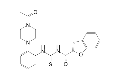 N-[2-(4-acetyl-1-piperazinyl)phenyl]-N'-(1-benzofuran-2-ylcarbonyl)thiourea