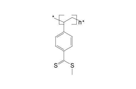 Poly[4-(s-methylthiocarbonyl)styrene]