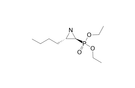 DIETHYL-(2R*,3R*)-3-BUTYL-AZIRIDIN-2-YL-PHOSPHONATE