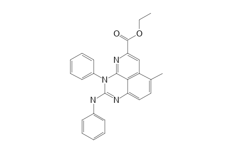 3-PHENYL-2-PHENYLAMINO-5-(ETHOXYCARBONYL)-7-METHYLPYRIDO-[2,3,4-DE]-QUINAZOLINE