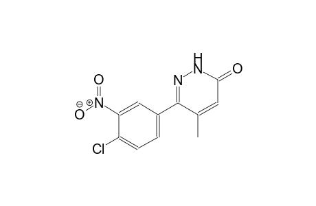 6-(4-chloro-3-nitrophenyl)-5-methyl-3(2H)-pyridazinone