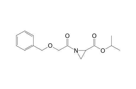 1-(1-oxo-2-phenylmethoxyethyl)-2-aziridinecarboxylic acid propan-2-yl ester