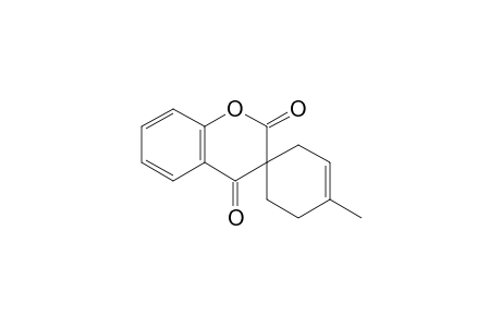 1'-methylspiro[3,4-dihydro-2H-1-benzopyran-3,4'-cyclohexene]-2,4-dione
