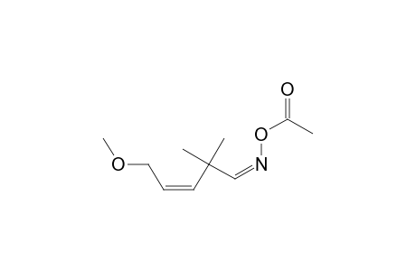3-Pentenal, 5-methoxy-2,2-dimethyl-, O-acetyloxime, (E,Z)-