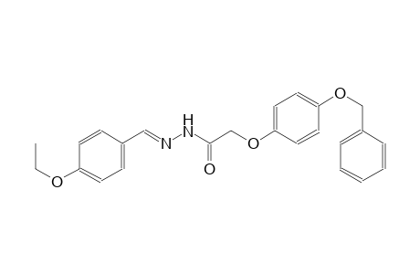 2-[4-(benzyloxy)phenoxy]-N'-[(E)-(4-ethoxyphenyl)methylidene]acetohydrazide