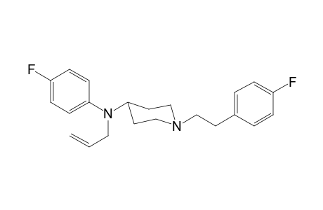 N-4-Fluorophenyl-1-[2-(4-fluorophenyl)ethyl]-N-(prop-2-en-1-yl)piperidin-4-amine